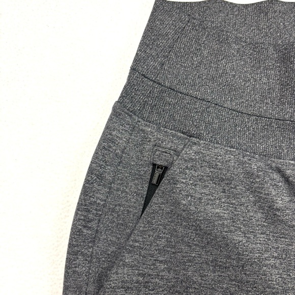 Athleta Venice Thick Highrise Dark Gray Heather Modern Joggers (M) - Picture 3 of 16